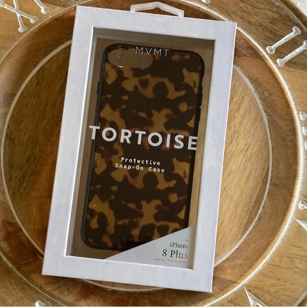 MCMT iPhone 8 Plus 7 plus 6s/6 plus snap on protective case NEW tortoise colors